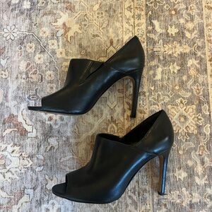 Vince Camuto Black Peep-Toe Heels
